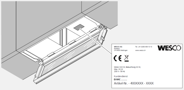 Typenschild-Wesco-Platzierung-EVMC-211