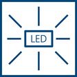 Blendfreie LED-Beleuchtung