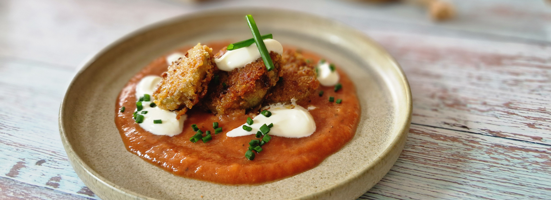 Rezept Panierte Aubergine von Mirko Buriv
